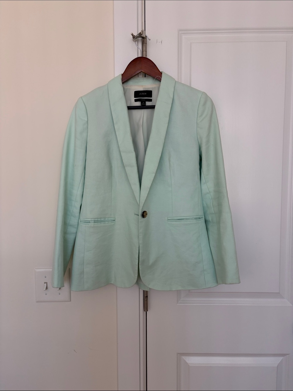 J. Crew seafood green blazer